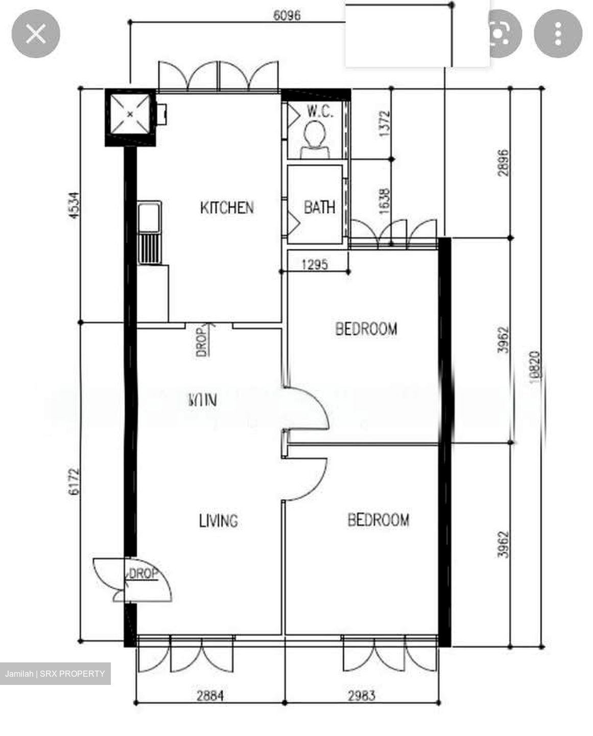 Blk 122 Yuan Ching Road (Jurong West), HDB 3 Rooms #530939391